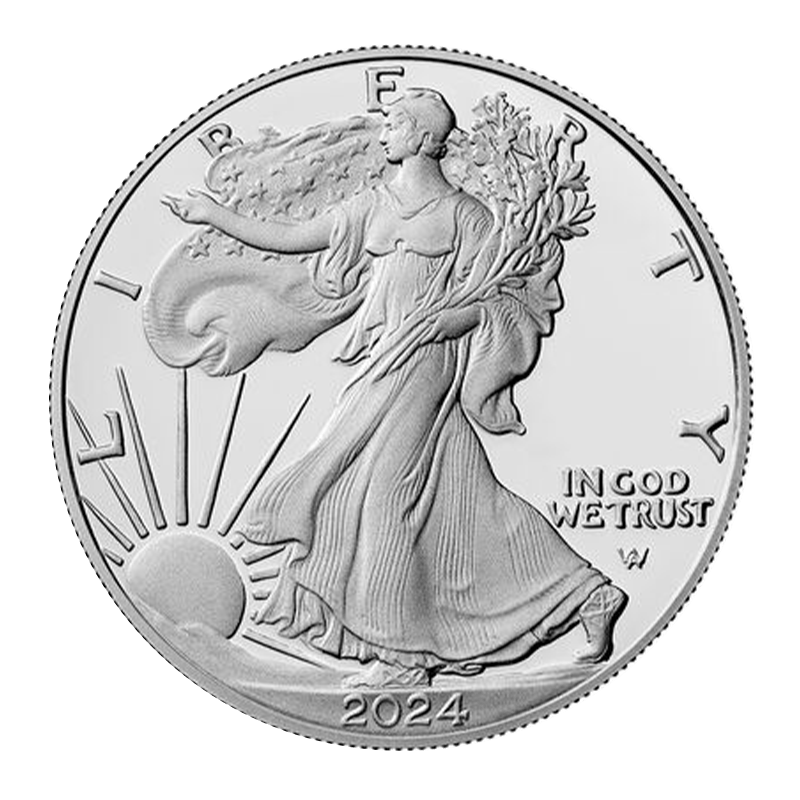 Image pour Pièce d’argent de 1 oz, Aigle américain (2024) à partir de Métaux précieux TD